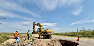 TRABAJOS DE EMERGENCIA SOBRE LA RUTA NACIONAL 16