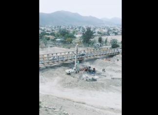 AVANZAN LAS OBRAS DEL NUEVO PUENTE Y COSTANERA EN VAQUEROS