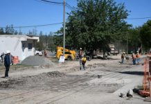 SE REALIZARON OBRAS DE HORMIGONADO EN DIFERENTES PUNTOS DE LA CIUDAD