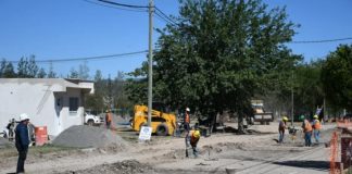 SE REALIZARON OBRAS DE HORMIGONADO EN DIFERENTES PUNTOS DE LA CIUDAD