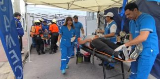 CASI 5 MIL PERSONAS PARTICIPARON DE UN SIMULACRO SIMULTÁNEO EN COLEGIOS DEL CENTRO