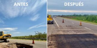 FINALIZARON LOS TRABAJOS DE EMERGENCIA EN LA RN 16