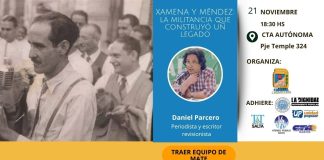 XAMENA Y MÉNDEZ: FORMACIÓN, LUCHA Y LA IDENTIDAD DE LA MILITANCIA (CHARLA DEL PJ Y CTA AUTÓNOMA)