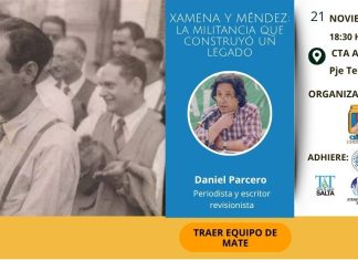 XAMENA Y MÉNDEZ: FORMACIÓN, LUCHA Y LA IDENTIDAD DE LA MILITANCIA (CHARLA DEL PJ Y CTA AUTÓNOMA)