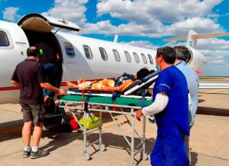 YA SE CONCRETARON MÁS DE 190 TRASLADOS SANITARIOS AÉREOS EN LO QUE VA DEL AÑO