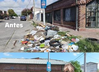 LA MUNICIPALIDAD RETIRÓ UN MICROBASURAL CRÓNICO DE AMEGHINO Y BOLÍVAR