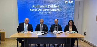 SE REALIZÓ LA AUDIENCIA PÚBLICA SOBRE EL SERVICIO SANITARIO PRESTADO POR COSAYSA