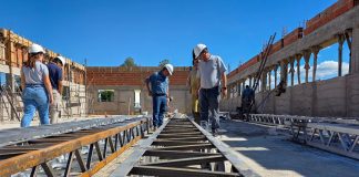 AVANZA LA OBRA DEL LABORATORIO DE AGUAS Y EFLUENTES