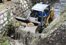 IMPORTANTE RETIRO DE RESIDUOS Y BASURA DEL CANAL PACHI GORRITI