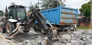 COMENZÓ EL RECAMBIO DE LA REJILLA DE RUTA 51 EN SAN LUIS