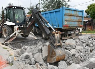 COMENZÓ EL RECAMBIO DE LA REJILLA DE RUTA 51 EN SAN LUIS