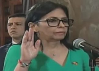 DELCY RODRÍGUEZ JURÓ COMO NUEVA PRESIDENTA DE VENEZUELA