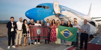 SALTA DIO LA BIENVENIDA AL PRIMER VUELO DIRECTO DESDE FLORIANÓPOLIS