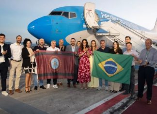 SALTA DIO LA BIENVENIDA AL PRIMER VUELO DIRECTO DESDE FLORIANÓPOLIS