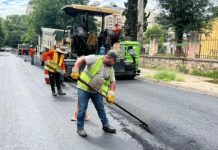 REPAVIMENTAN CALLES CLAVES DEL CENTRO PARA UNA MEJOR CIRCULACIÓN VEHICULAR