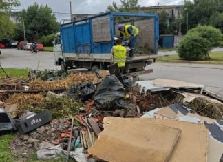 EN VILLA PALACIOS SE LIMPIÓ UN BASURAL QUE AFECTABA LA SALUD DE LOS VECINOS