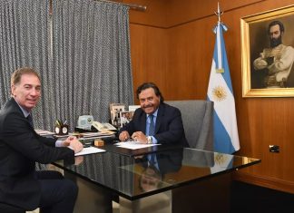 SÁENZ PLANTEÓ A SANTILLI LA AGENDA DE PRIORIDADES PARA SALTA Y REQUIRIÓ MÁS PREVISIBILIDAD EN LOS FONDOS DE OBRAS FEDERALES