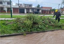 EL ALERTA AMARILLA POR LLUVIA SIGUE Y LA MUNICIPALIDAD TRABAJA PARA PREVENIR INCIDENTES