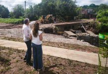 EL ENTE TRABAJA EN EL SUR PROVINCIAL TRAS EL FUERTE TEMPORAL