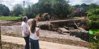 EL ENTE TRABAJA EN EL SUR PROVINCIAL TRAS EL FUERTE TEMPORAL