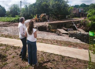 EL ENTE TRABAJA EN EL SUR PROVINCIAL TRAS EL FUERTE TEMPORAL