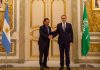 SÁENZ Y EL EMBAJADOR DE ARABIA SAUDITA AVANZARON EN UNA AGENDA BILATERAL DE INTERCAMBIOS
