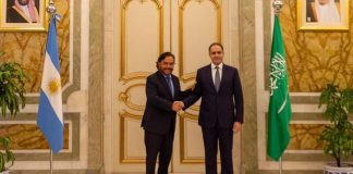 SÁENZ Y EL EMBAJADOR DE ARABIA SAUDITA AVANZARON EN UNA AGENDA BILATERAL DE INTERCAMBIOS