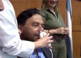 SAENZ SE HIZO UNA RINOSCOPÍA EN VIVO