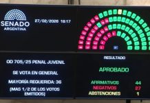 SENADO: LA EDAD DE IMPUTABILIDAD BAJA A 14 AÑOS