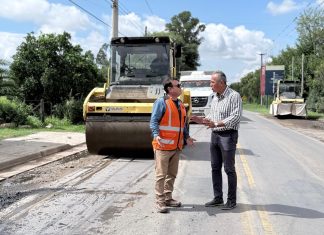 TRABAJOS DE BACHEO Y NUEVA CARPETA ASFÁLTICA EN LA TRAVESÍA URBANA DE LA MERCED – RN N° 68