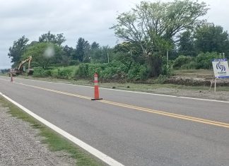 CONTINÚAN LAS TAREAS DE LIMPIEZA Y MANTENIMIENTO EN LA RN 16