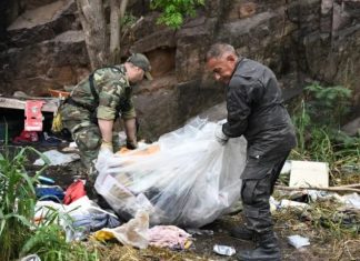LIMPIEZA DEL CERRO SAN BERNARDO PARA BRINDAR MAYOR SEGURIDAD