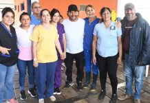 SÁENZ SUPERVISÓ EL OPERATIVO DE ASISTENCIA INTEGRAL EN EL GALPÓN Y METÁN TRAS EL TEMPORAL