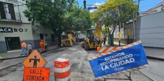 COMENZÓ LA RENOVACIÓN DE LA CALZADA EN SANTIAGO DEL ESTERO AL 300 Y AL 400