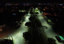 MÁS SEGURIDAD URBANA: EN VILLA SAN ANTONIO SE INSTALARON LUCES LED