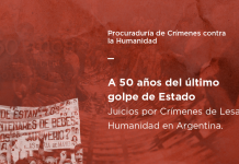 LA PROCURADURÍA DE CRÍMENES CONTRA LA HUMANIDAD LANZÓ UN MICROSITIO SOBRE EL JUZGAMIENTO DE DELITOS DE LESA HUMANIDAD