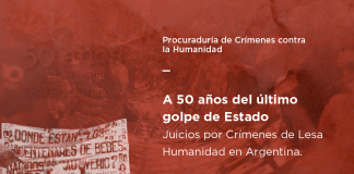 LA PROCURADURÍA DE CRÍMENES CONTRA LA HUMANIDAD LANZÓ UN MICROSITIO SOBRE EL JUZGAMIENTO DE DELITOS DE LESA HUMANIDAD