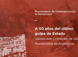 LA PROCURADURÍA DE CRÍMENES CONTRA LA HUMANIDAD LANZÓ UN MICROSITIO SOBRE EL JUZGAMIENTO DE DELITOS DE LESA HUMANIDAD