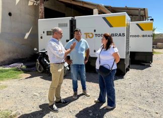 CACHI: SE VERIFICÓ LA INSTALACIÓN DE GRUPOS ELECTRÓGENOS