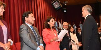 SÁENZ PARTICIPÓ DEL JURAMENTO DE LOS NUEVOS JUECES DE LA CORTE DE JUSTICIA