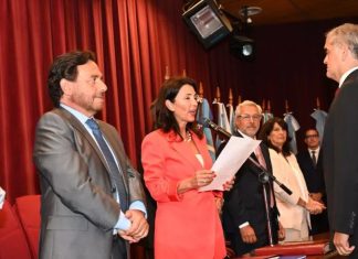 SÁENZ PARTICIPÓ DEL JURAMENTO DE LOS NUEVOS JUECES DE LA CORTE DE JUSTICIA