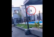 LOMAS DE ZAMORA: CINEMATOGRÁFICO ALLANAMIENTO A LOS TIROS EN UNA QUINTA DE DELINCUENTES EN MEDIO DE UNA POOL PARTY