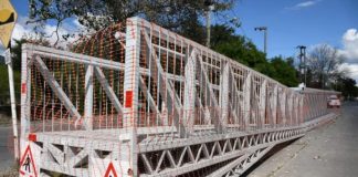 HABRÁ UN CORTE POR 30 DÍAS EN AV. YRIGOYEN POR LA INSTALACIÓN DE UN PUENTE PEATONAL