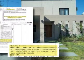 UN CONTRATISTA DECLARÓ QUE MANUEL ADORNI LE PAGÓ EN EFECTIVO US$245.000 POR REMODELAR LA CASA DEL COUNTRY INDIO CUA