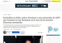 LA NACIÓN PUBLICÓ UNA EXTENSA NOTA REFLEJANDO EL ESCANDALO PRODUCIDO TRAS EL INTENTO DE EXTRACCIÓN DE ADN DE BEATRIZ YAPURA
