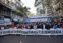 LA MARCHA POR LA LEY DE FINANCIAMIENTO UNIVERSITARIO PARALIZÓ EL PAÍS