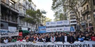 LA MARCHA POR LA LEY DE FINANCIAMIENTO UNIVERSITARIO PARALIZÓ EL PAÍS