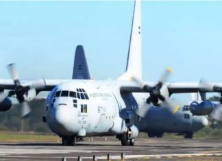 ARGENTINA ENVIÓ UN HÉRCULES PARA ASISTIR ANTE EL DESABASTECIMIENTO EN BOLIVIA