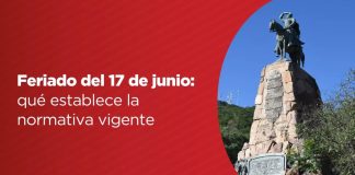FERIADO DEL 17 DE JUNIO: QUÉ ESTABLECE LA NORMATIVA VIGENTE