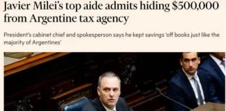 LAS MENTIRAS Y LOS PAPELONES DE ADORNI LLEGARON AL FINANCIAL TIMES